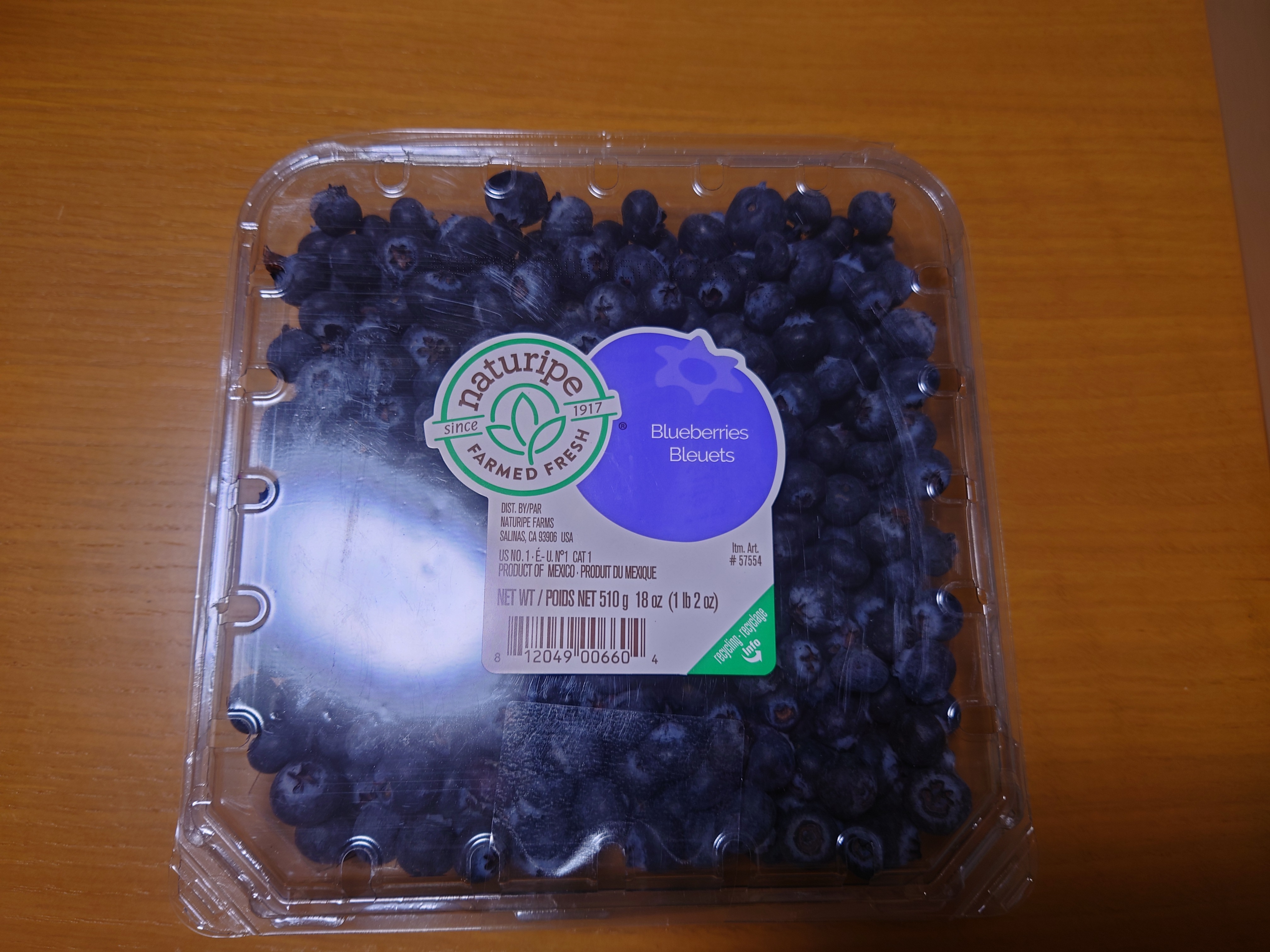 コストコのブルーベリー