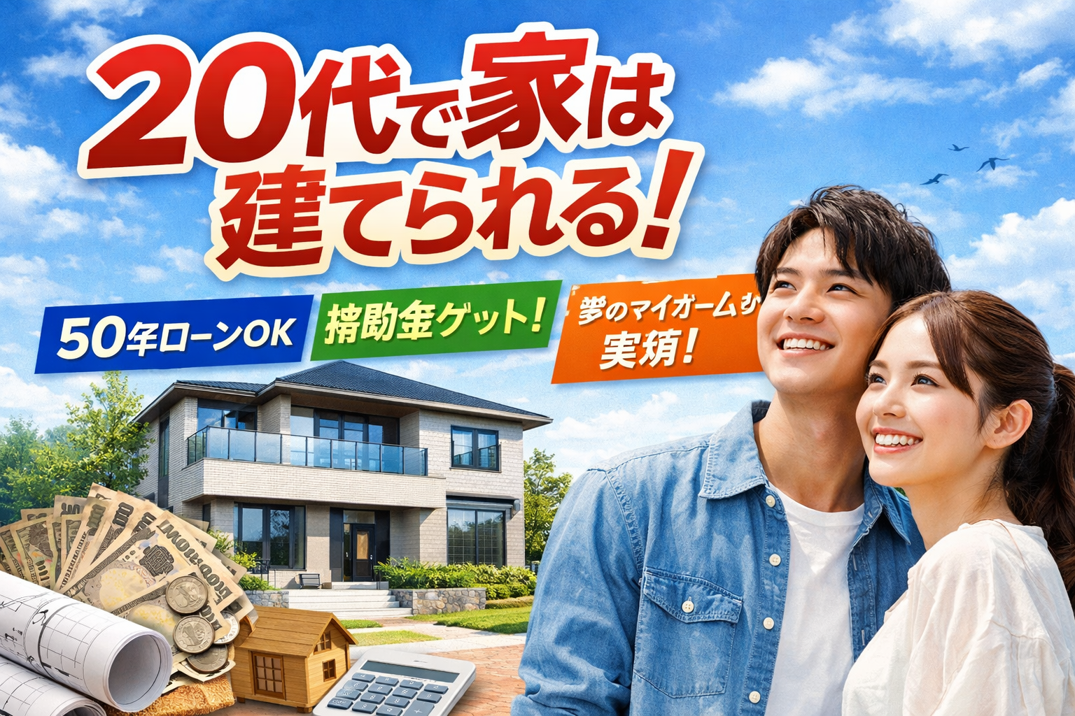 【結論】20代でもハウスメーカーで家は建てられます