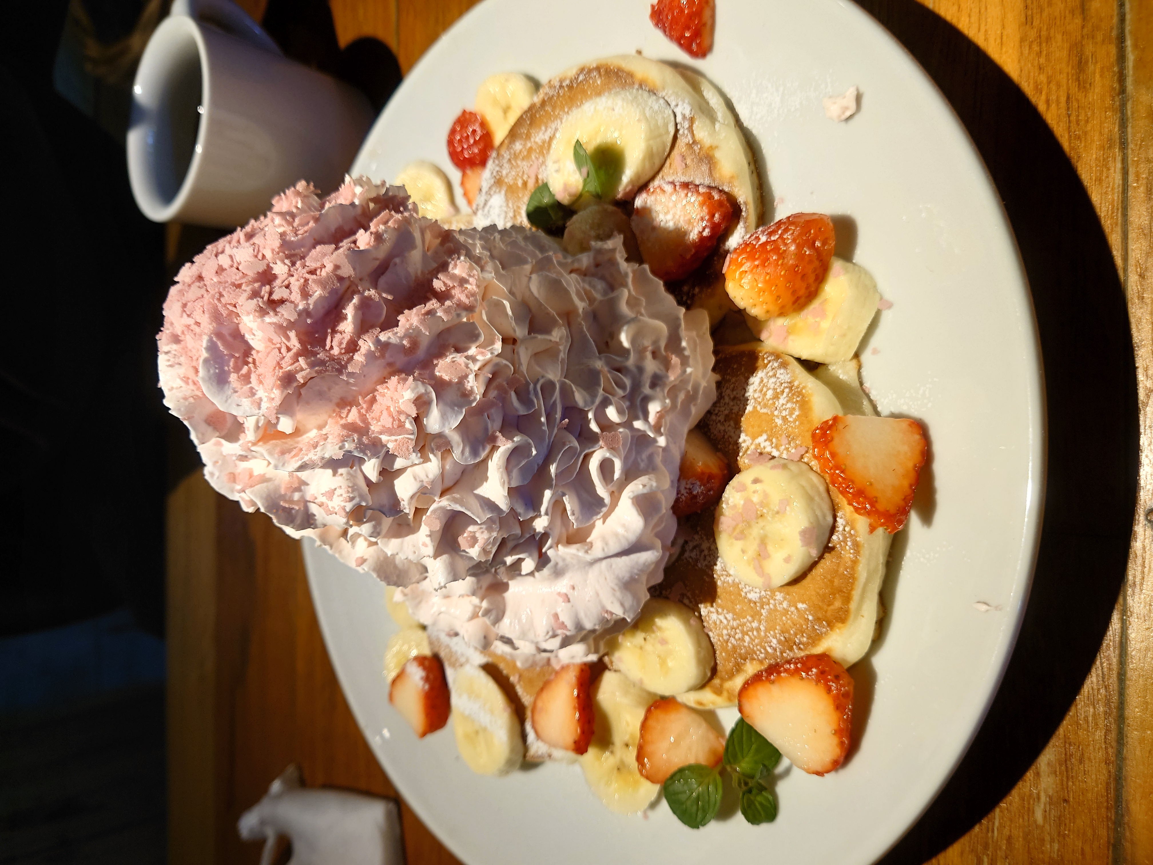 いちごのパンケーキ