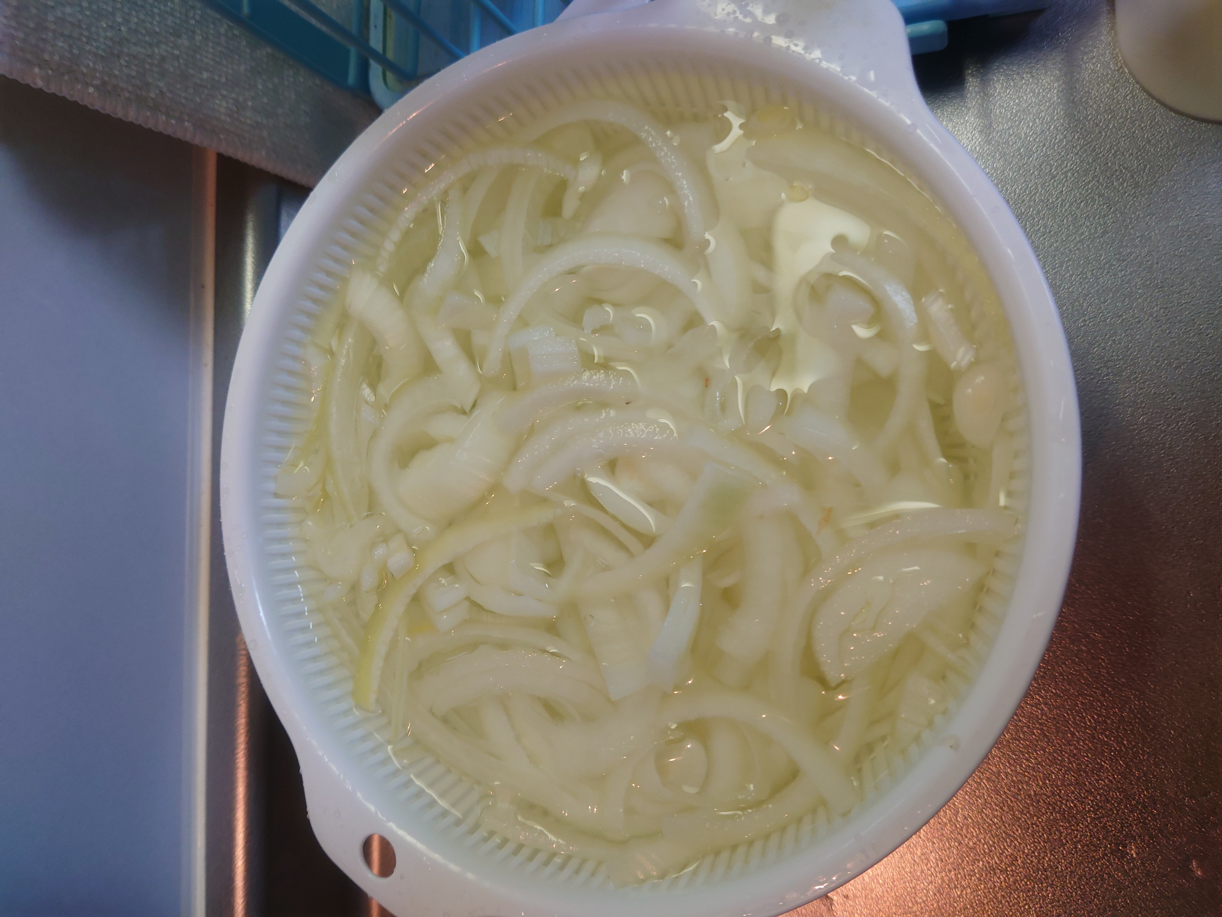 カットした玉ねぎ